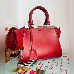 Fendi Dark Red Mini 3Jours